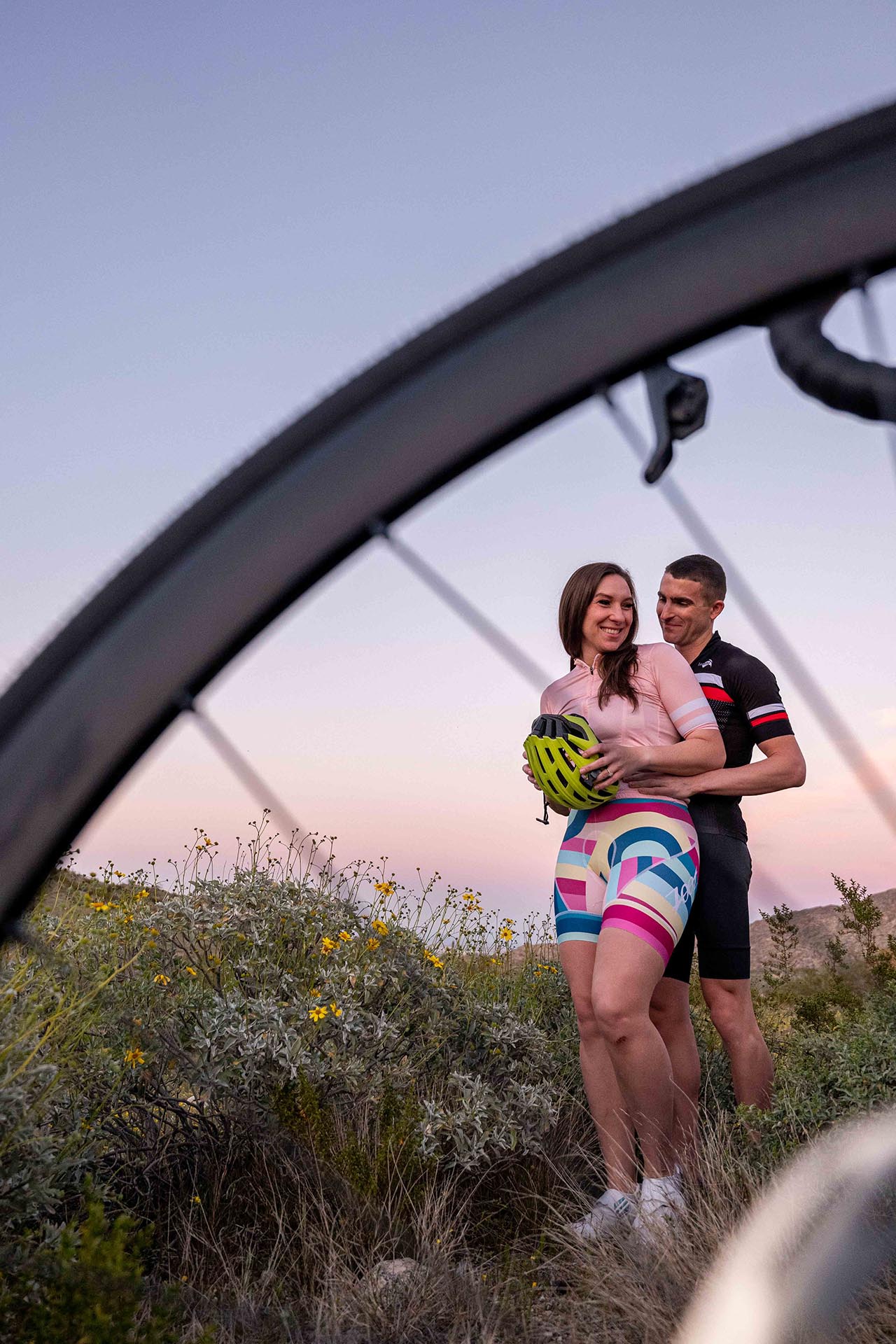 Engagement Session, South Mountain, Biking, Cycling, Unique Engagement Shoot, Arizona