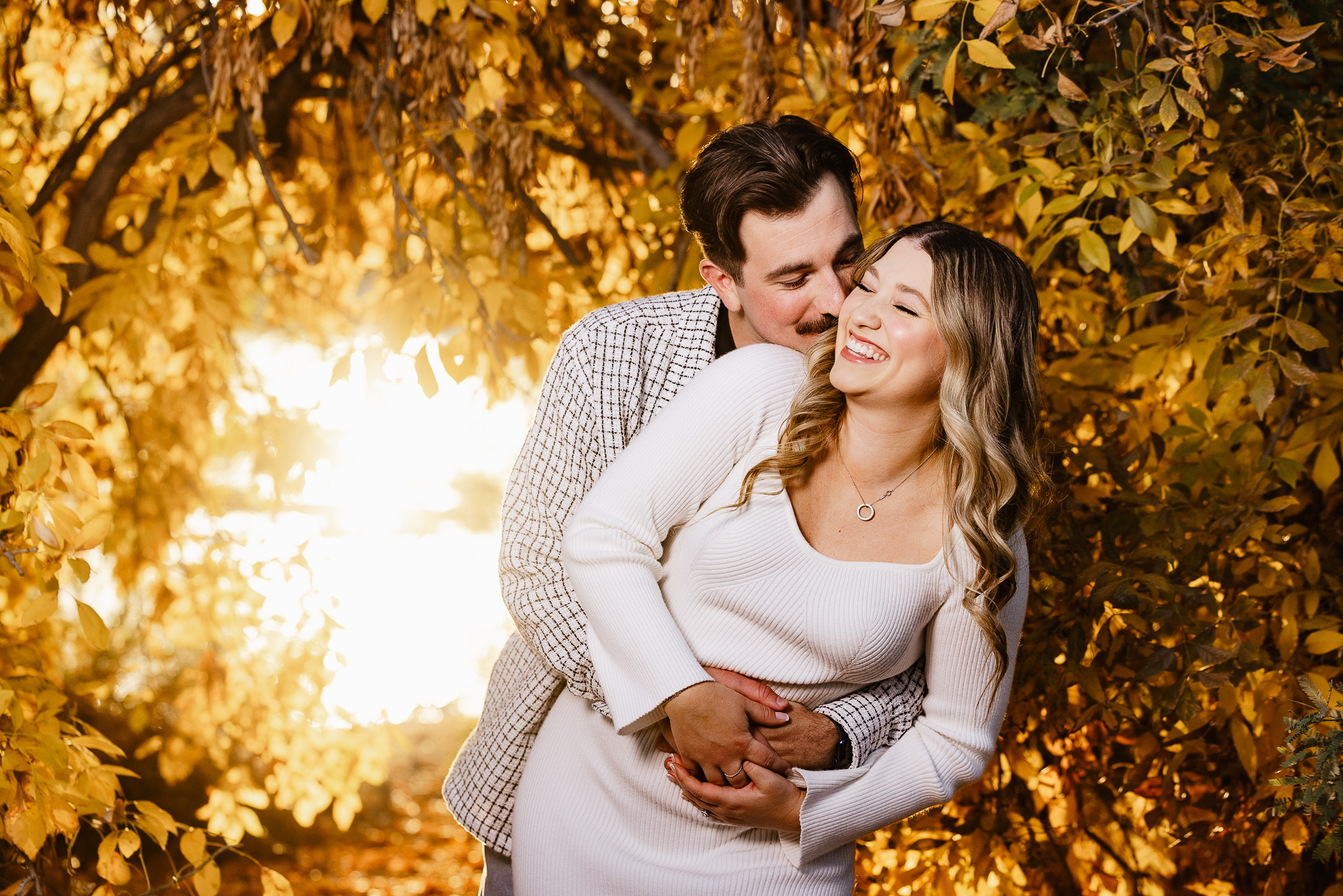 Beautiful Fall Colors Engagement Session in Gilbert, AZ