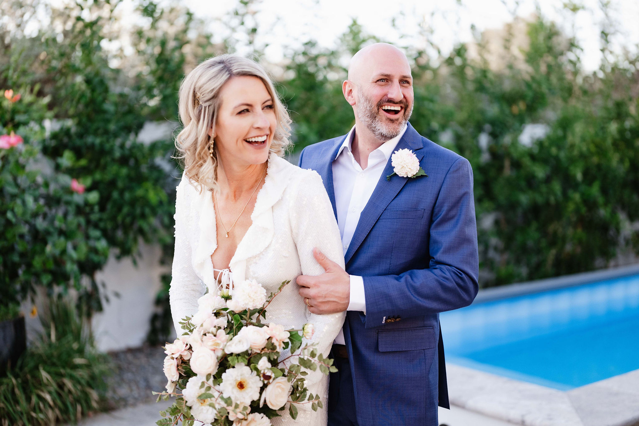 Mike and Chelsea’s Backyard Phoenix Wedding: A Day of Simple Joys